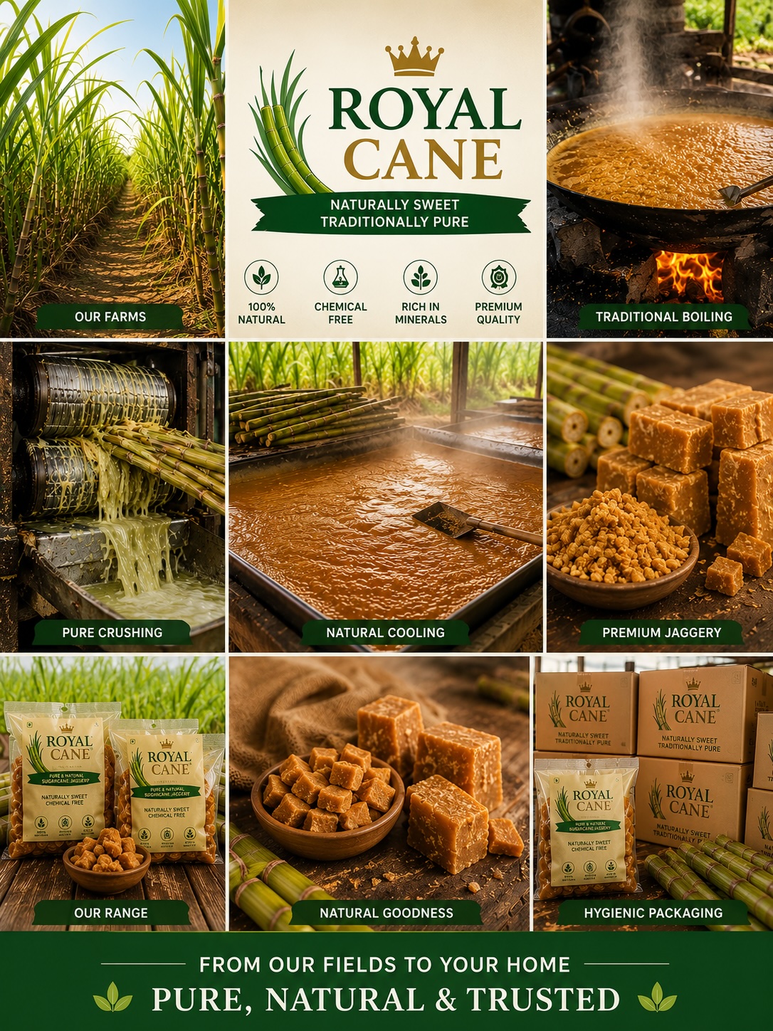 Fresh harvested cane